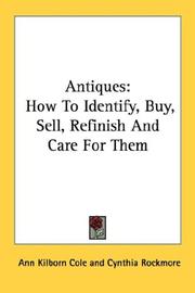 Cover of: Antiques
