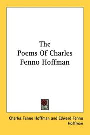 The poems of Charles Fenno Hoffman by Charles Fenno Hoffman