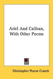 Cover of: Ariel And Caliban, With Other Poems