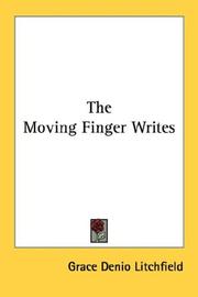 Cover of: The Moving Finger Writes