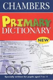 Chambers primary dictionary