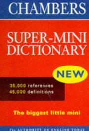 Chambers English super-mini dictionary