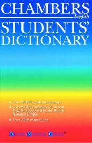 Chambers students' dictionary