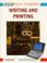 Cover of: Writing and Printing (BBC Fact Finders)