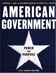 American government by Theodore J. Lowi