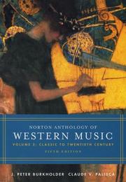 Norton anthology of Western music