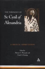 Cover of: The Theology of St. Cyril of Alexandria: A Critical Appreciation