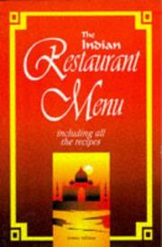 Indian restaurant menu recipes