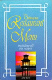 Chinese restaurant menu recipes