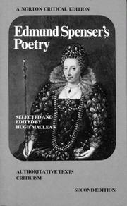 Edmund Spenser's poetry : authoritative texts criticism