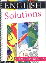 English solutions. Teacher's guide A for books 1-3