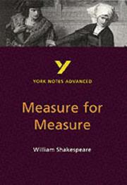 Measure for measure, William Shakespeare : notes