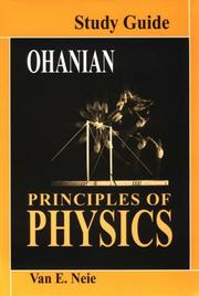 Cover of: Ohanian's Principles of Physics: Study Guide