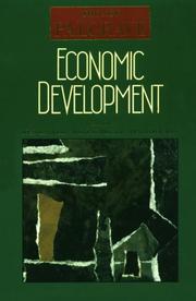 Cover of: Economic development: the New Palgrave