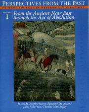 Cover of: Perspectives from the Past: Primary Sources in Western Civilizations : From the Ancient Near East Through the Age of Absolutism