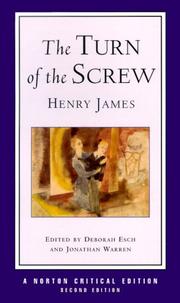 Cover of: The Turn of the Screw, Second Edition (Norton Critical Editions)