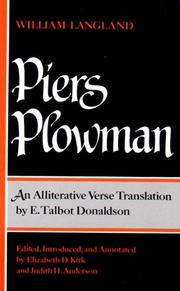 Piers Plowman by William Langland