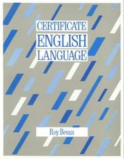 Certificate English language