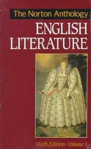 The Norton anthology of English literature