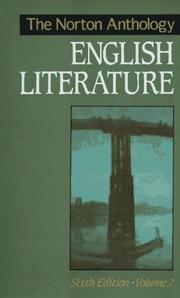 The Norton anthology of English literature