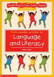 Photocopiable activities for language and literacy