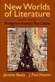 Cover of: New Worlds of Literature: Writings from America's Many Cultures