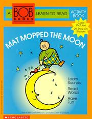 Cover of: Mat Mopped the Moon (Bob Books Learn to Read Activity Book, No 1)