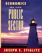 Cover of: Economics of the public sector by Joseph E. Stiglitz