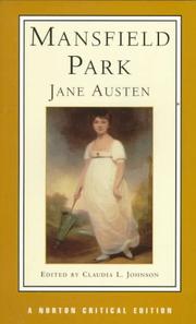 Mansfield Park : authoritative text, contexts, criticism