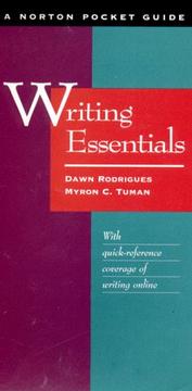 Cover of: Writing essentials