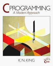 Cover of: C programming by K. N. King