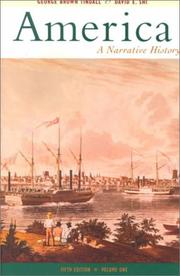 Cover of: America: A Narrative History (Vol. 1)