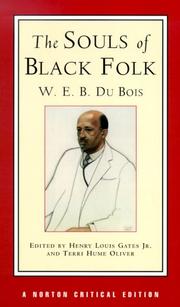 Cover of: The souls of Black folk by W. E. B. Du Bois