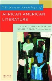 Cover of: The Norton anthology of African American literature