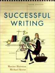 Cover of: Successful writing by Maxine Hairston