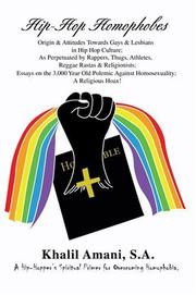 Cover of: Hip-Hop Homophobes | S.A., Khalil Amani