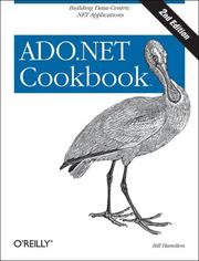 ADO.NET 3.5 Cookbook by Bill Hamilton