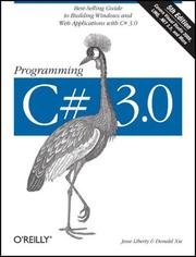Cover of: Programming C# 3.0 (Programming) by Jesse Liberty, Donald Xie