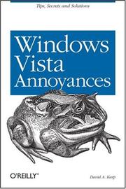 Cover of: Windows Vista Annoyances by David A. Karp