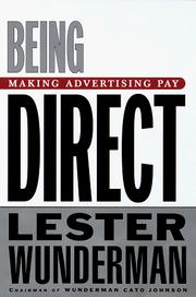 Being direct by Lester Wunderman