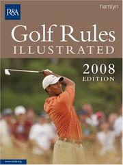 Cover of: Golf Rules Illustrated 2008