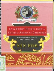 Cover of: Easy family recipes from a Chinese-American childhood