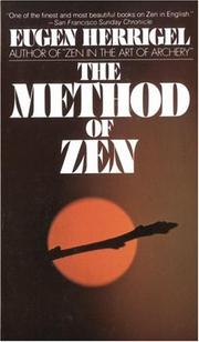 Cover of: The method of Zen.