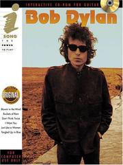 Cover of: Bob Dylan - iSong CD-ROM: iSong (9" x 12" Pack) (Isong)