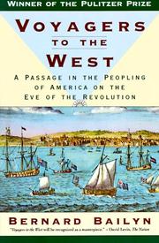 Cover of: Voyagers to the West: a passage in the peopling of America on the eve of the Revolution