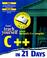 Cover of: Sams' Teach Yourself C++ in 21 Days