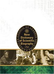 Cover of: New Dictionary of Scientific Biography: Volume 7: Tammes - Zygmund