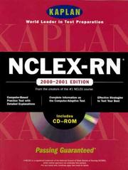Cover of: Kaplan NCLEX-RN 2000-2001 (Book with CD-ROM for Windows and Macintosh)
