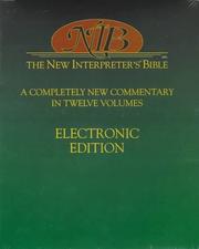 Cover of: The New Interpreter's Bible: A Completely New Commentary (Disc II only, Volumes 1,4,8, and 9)
