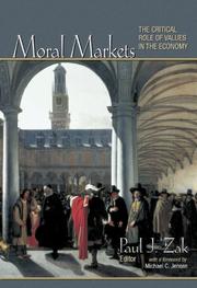 Moral markets by Paul J. Zak